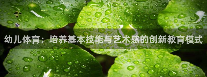 xc体育app官方网站：幼儿体育：培养基本技能与艺术感的创新教育模式